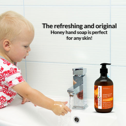 Liquid Hand Wash, Honey - 13.5 fl oz | NATURAL SOLUTION